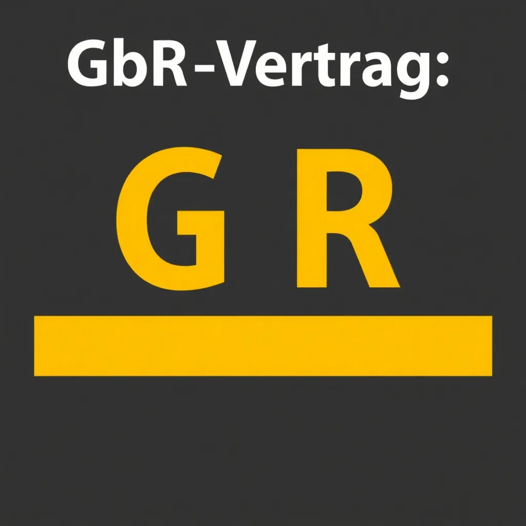 Zwei Geschäftspartner unterschreiben einen GbR-Vertrag im modernen Büro