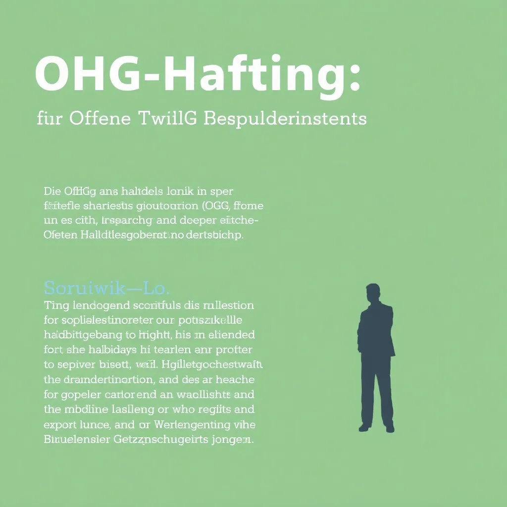 Gesellschafter einer OHG besprechen Haftungsrisiken anhand von Vertragsdokumenten