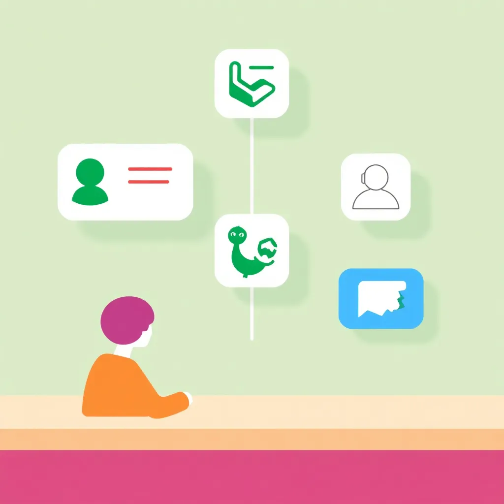 Teamarbeit im modernen Büro mit digitalen Kommunikationstools