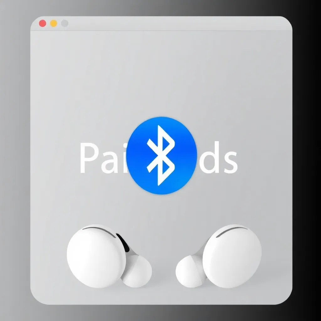 Zwei Paar AirPods, die mit einem Mac verbunden sind
