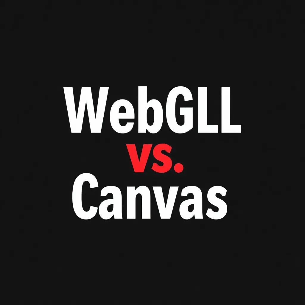 Moderne Browsergrafik: WebGL 3D-Szene und Canvas 2D-Diagramm nebeneinander auf Monitoren